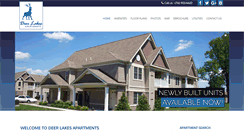 Desktop Screenshot of deerlakesapartments.com